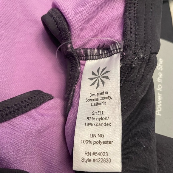 NWT Athleta Biarritz Swim bottoms Grey Multi Size S - Picture 6 of 8